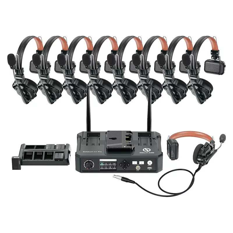 Hollyland Solidcom C1 Pro 8S + HUB intercom rendszer